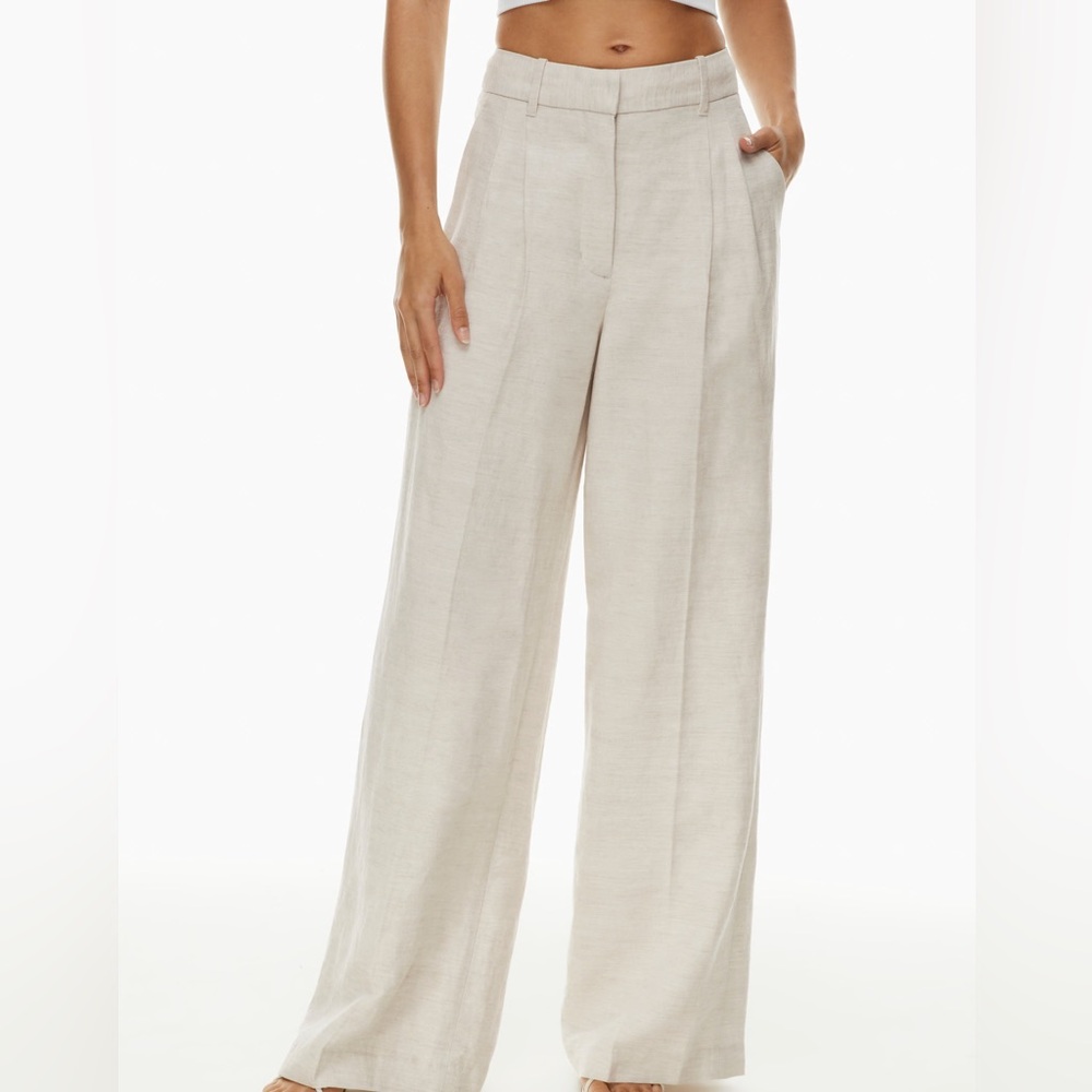Aritzia Wilfred Effortless Linen Pant